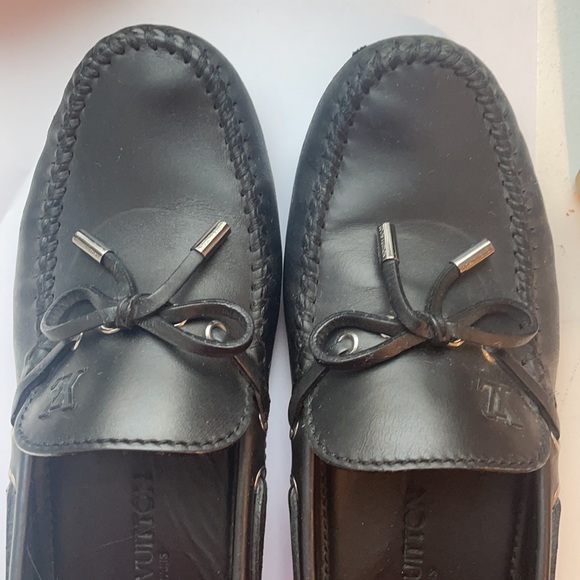Authentic Louis Vuitton black men’s loafers main image 2